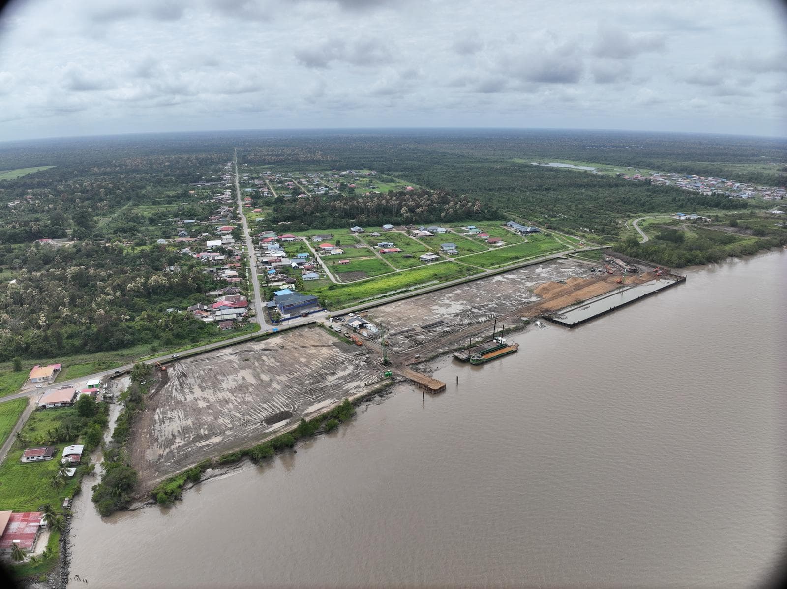 Port construction